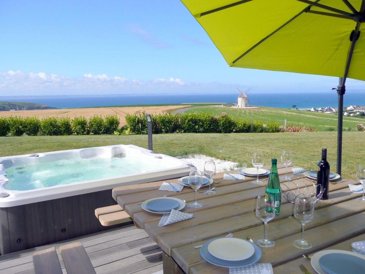 Panoramic Sea View And Jacuzzi, Premium, Telgruc-Sur-Mer Екстериор снимка